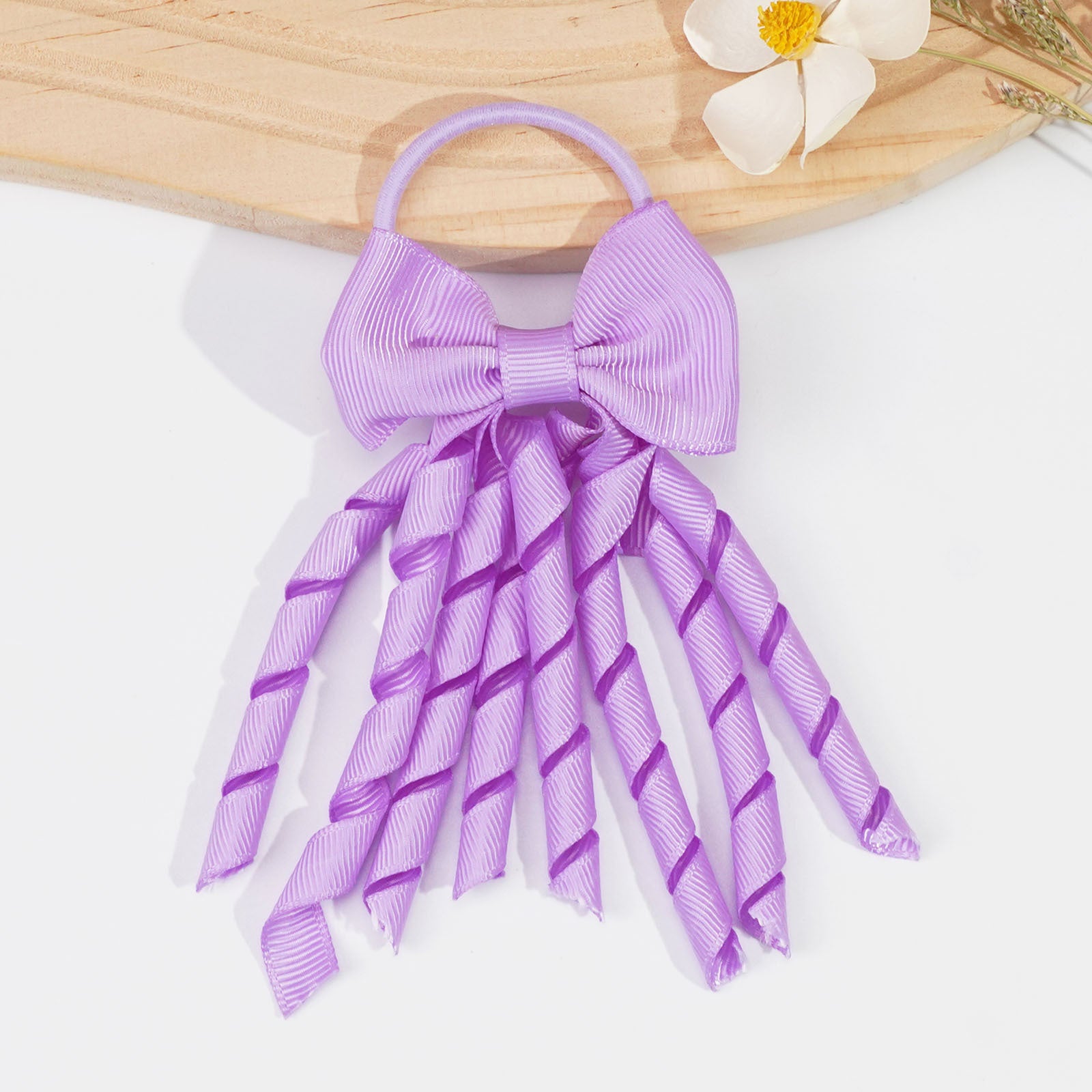 Wholesale bow rubber band roll thread belt Christmas headdress